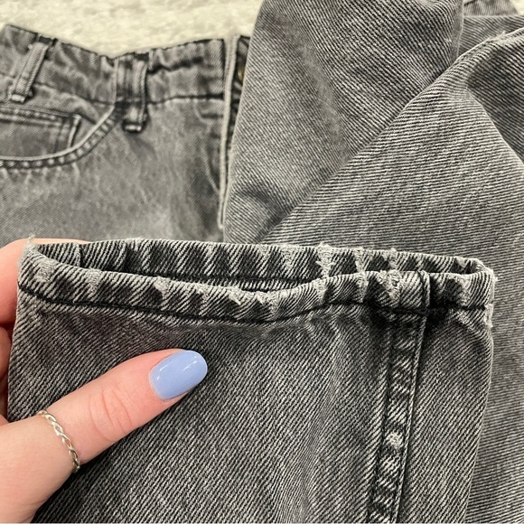 Guess by Georges Marciano Vintage Black Distressed Button Fly Tapered Leg Jeans - Picture 9 of 12